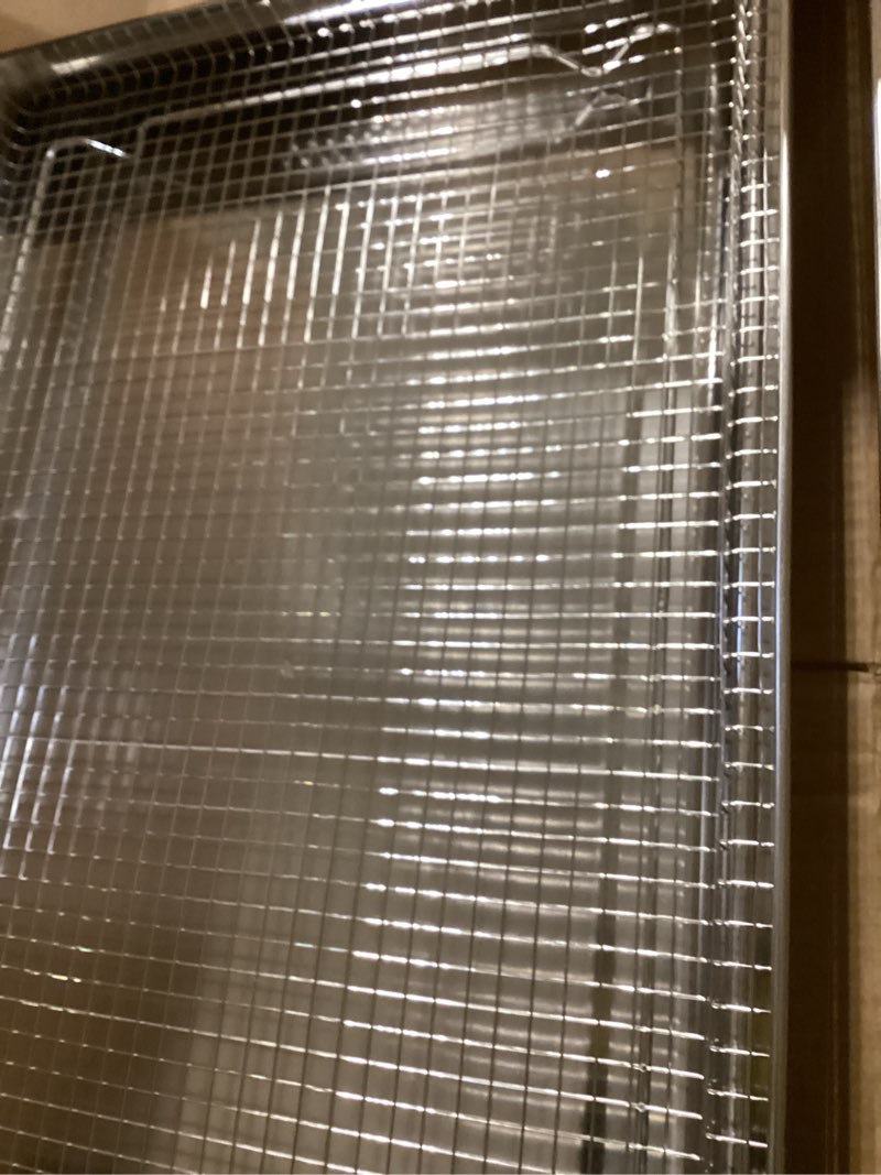 Condition photo showing Good Condition for lral302s air fryer basket and tray replacement for lg oven parts, 304 stainless steel lral303s air fry tray for lg stove parts air fry crisper basket lg oven air fryer rack 1 pack
