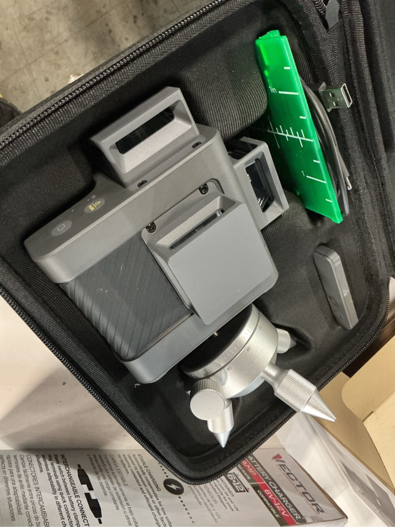 Condition photo showing Good Condition for h1 50 ft. green self-leveling 3-plane laser level 12 cross-line laser with remote controller and mini tripod