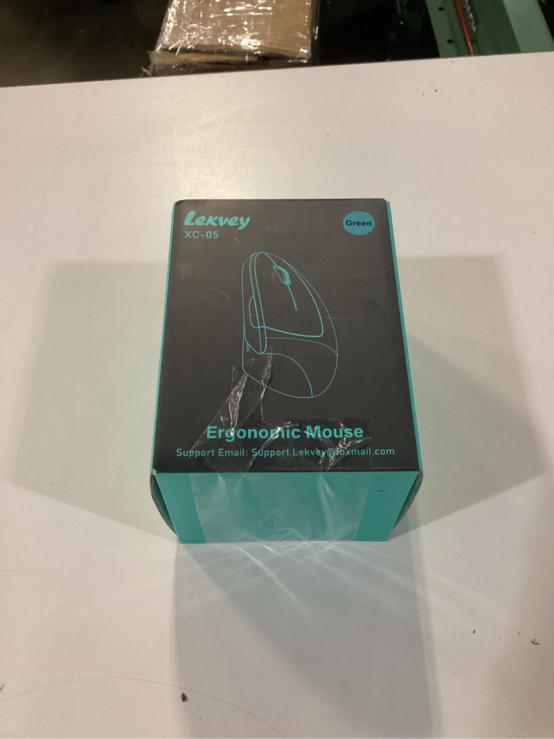 Condition photo showing New/Like New for lekvey ergonomic mouse, vertical wireless mouse rechargeable 2.4 ghz optical carpal tunnel mouse : 800/1200 / 1600 dpi, 6 buttons, for laptop, pc, mac, computer, desktop, notebook etc, green