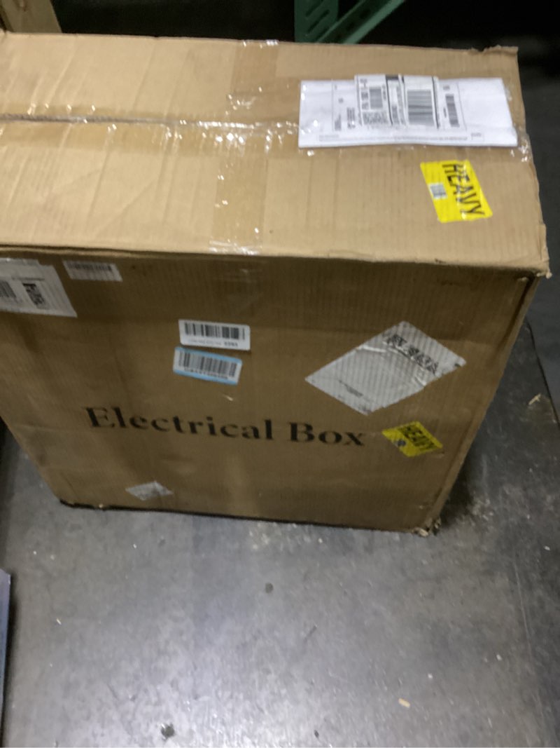 Outdoor Electrical Box 24 x 24 x 12''D NEMA 4X Enclosure Steel Box, Waterproof & Dustproof Outdoor/I