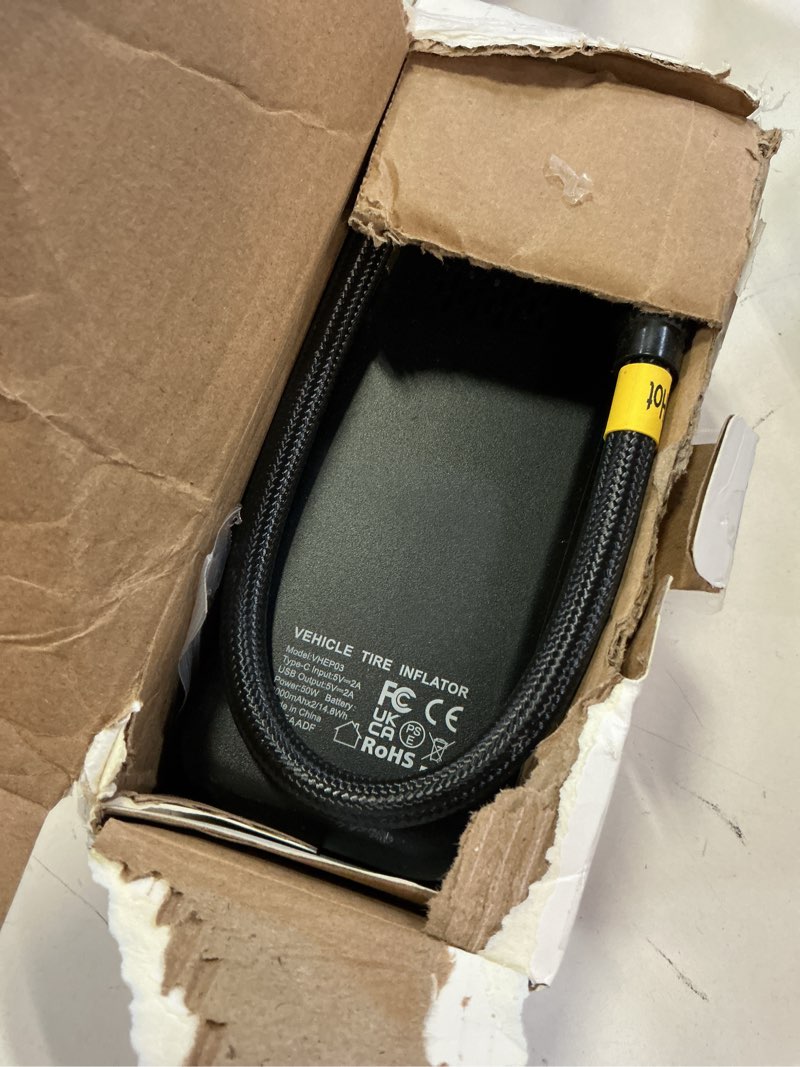 Condition photo showing Good Condition for Car Tire Inflator Portable Air Compressor - Lamicall [5X Faster][150 PSI] Air Pump with Rechargeable Battery for Car, Motorcycle, Bike, ATV,MTV, Scooter, Ball Black