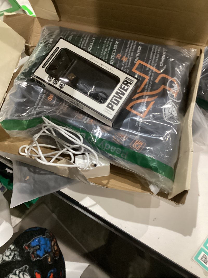 Condition photo showing New/Like New for Cordless Portable Heated Blanket Battery Operated, 20000mAh Battery Rechargeable Heated Blanket with 3 Heating Levels, 70"x40" USB Wearable Electric Blankets for Camping, Home, Office, Car. Grey