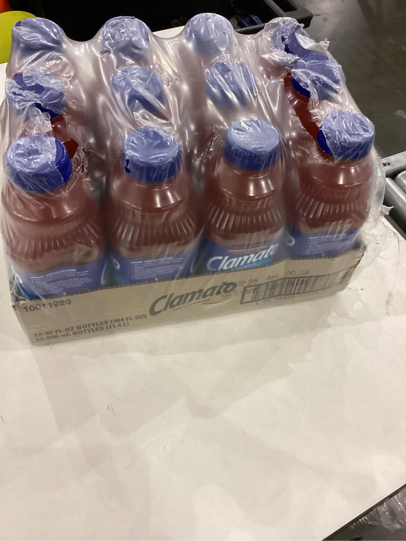 12pk 32oz Clamato bottles