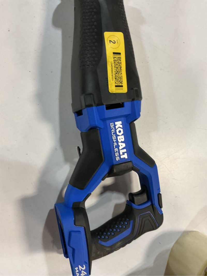 Condition photo showing As Is for Kobalt XTR 24-Volt Max Variable Speed Brushless Cordless Reciprocating Saw (Tool Only Battery Not Included)