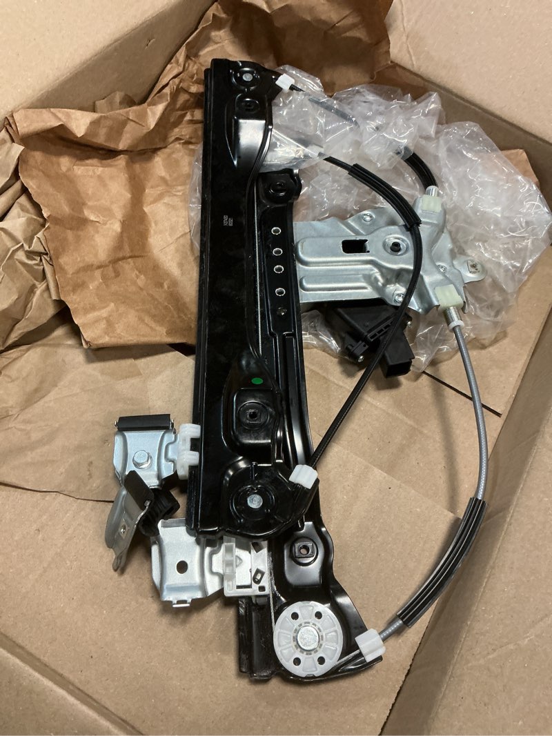 Condition photo showing As Is for 748-974 front driver side window regulator replacement for chevy cruze 2010 2011 2012 2013 2014 2015 chevrolet cruze limited 2016 window regulator and motor assembly 7-pin 95174196