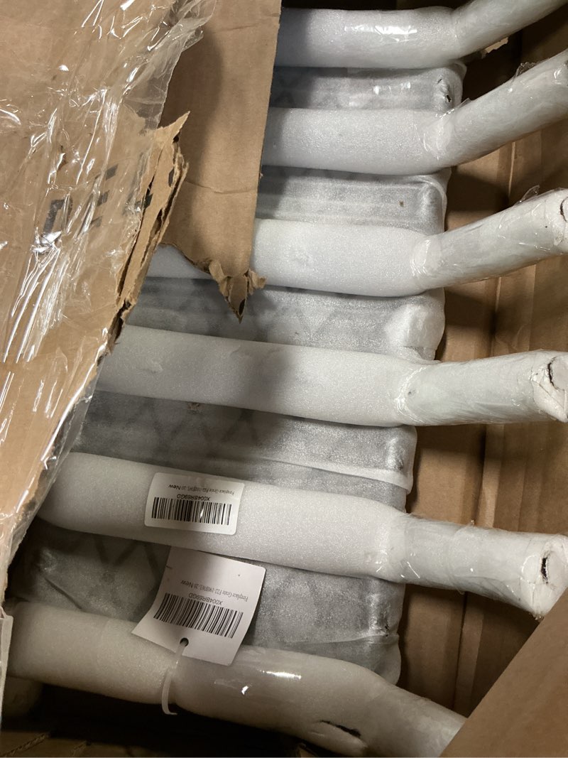 Condition photo showing New/Like New for Fireplace Grate 20inch with Ember Retainer | Fireplace Log Grate with Heavy Duty Solid Round Steel 3/4” Bar | No Assembly Required Hearth Grate for Firepit Firewood Log Indoor Wood Stove Burning