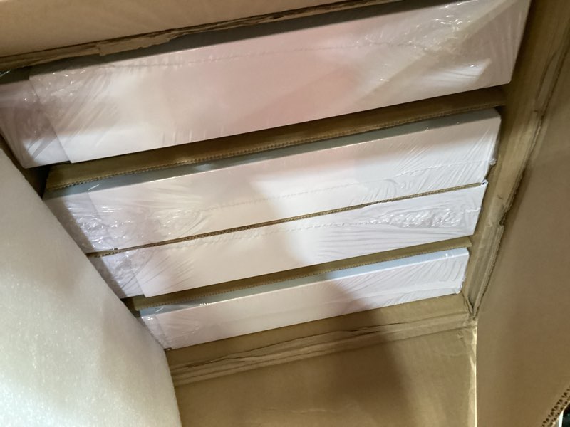 Condition photo showing Good Condition for seinloes 4 pack expandable pull out cabinet organizer 21"deep with raising pad for framed cabinets,upgrade 3 slide rails slide out drawers,no drill roll out shelves,adjustable width 12.1"-20.4" white