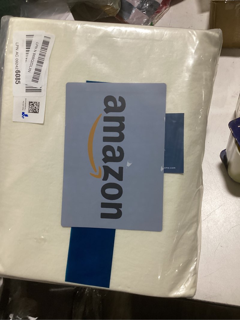 Condition photo showing Good Condition for bedsure 100% washed cotton duvet cover queen size - ivory minimalist cotton duvet cover linen like for all seasons - gentlesoft™ plain simple bedding, 3 pieces (ivory, queen, 90"x90") queen (90" x 90") 12 - ivory (no comforter)