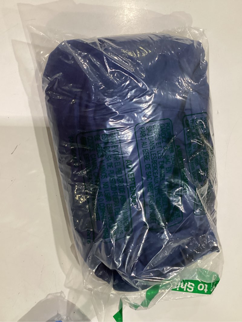 Condition photo showing Good Condition for smiry spandex tablecloth, elastic fitted stretch tablecloth for 4ft rectangle tables, waterproof washable table cover skirt for outdoor, wedding, banquet & parties (navy, 48lx24wx30h inch) 48" x 24" (rectangular) navy