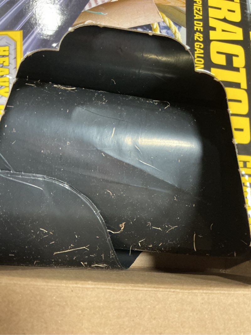 Condition photo showing As Is for contractor's choice contractor 42-gallons black outdoor plastic construction flap tie trash bag (24-count)