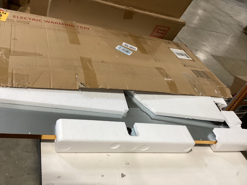 Condition photo showing New/Like New for electric warming trays for buffets party - 40x14 inch food warmers, buffet servers and warmers - extra large hot plate with fast heating & adjustable temp for restaurants, events x-large
