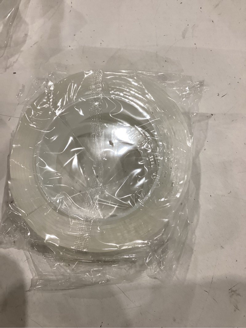 Condition photo showing Good Condition for double sided tape heavy duty (2 rolls, 20 feet) - removable waterproof nano mounting filament tape, 1.2" & 0.8" width for picture hanging, wall decor, posters, carpets, rugs - indoor & outdoor use.