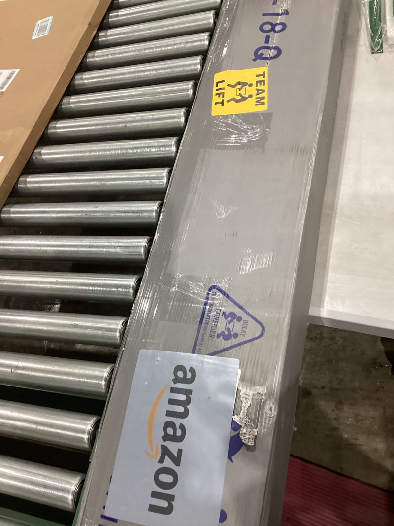 Condition photo showing Good Condition for Metal Bed Frame,Queen Size Bed Frame with Storage Space,Heavy Duty Sturdy Mattress Foundation,Easy Assembly,No Box Spring Needed, Black,18 Inch,Queen Queen 18 Inch