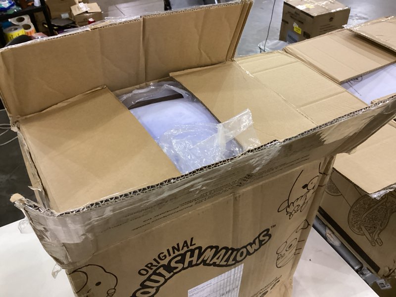 Condition photo showing New/Like New for Squishmallows Original 20in Jiovanne The Blue Cat with Green Ears – Official Jazwares Plush (Jumbo)