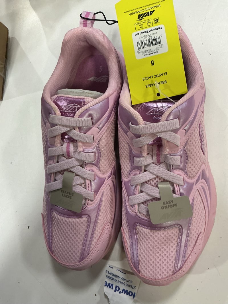 avia 5000 unisex little and big kid chunky trainer sneakers size 5