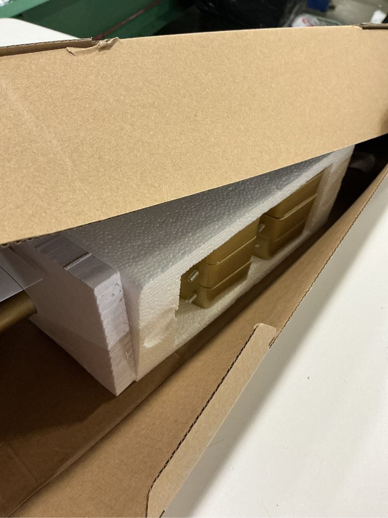 Condition photo showing Good Condition for 1 Inch Gold Double Curtain Rods 36 to 72 Inches (3 to 6 ft), USFOOK Drapery Rods for Windows, Telescoping Dual Curtain Rod with Luxury Translucent Finials 36-72" Luxury Gold