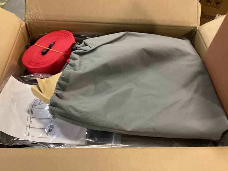 Condition photo showing New/Like New for Heavy Duty 7 Layers RV Cover, Camper Cover & Travel Trailer Cover 20-22ft, Waterproof Windproof All-Weather Protection with Tongue Jack Cover, Gutter Covers & Reinforced Straps - Blue Travel Trailer RV Cover - Blue Fits 20-22 FT