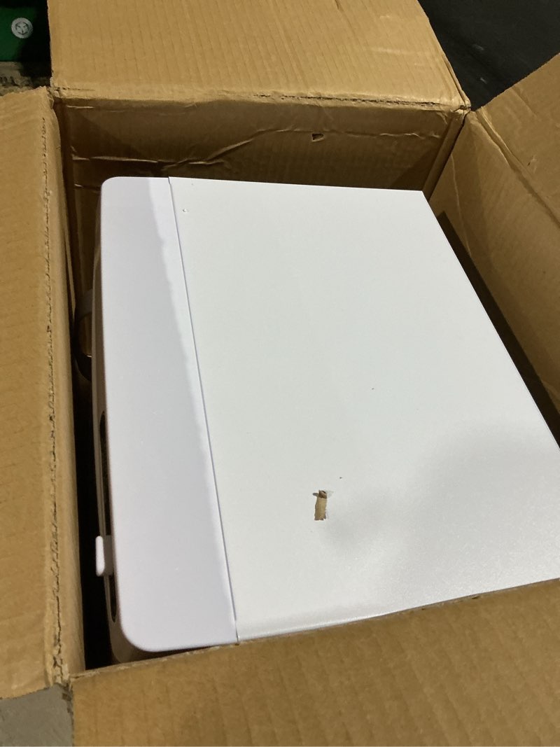 Condition photo showing As Is for Hot Towel Warmer,8L Towel Warmer Cabinet Medium Capacity Esthetician Warmer Heater for Facial Spa, Beauty Salon or Personal Home Use White