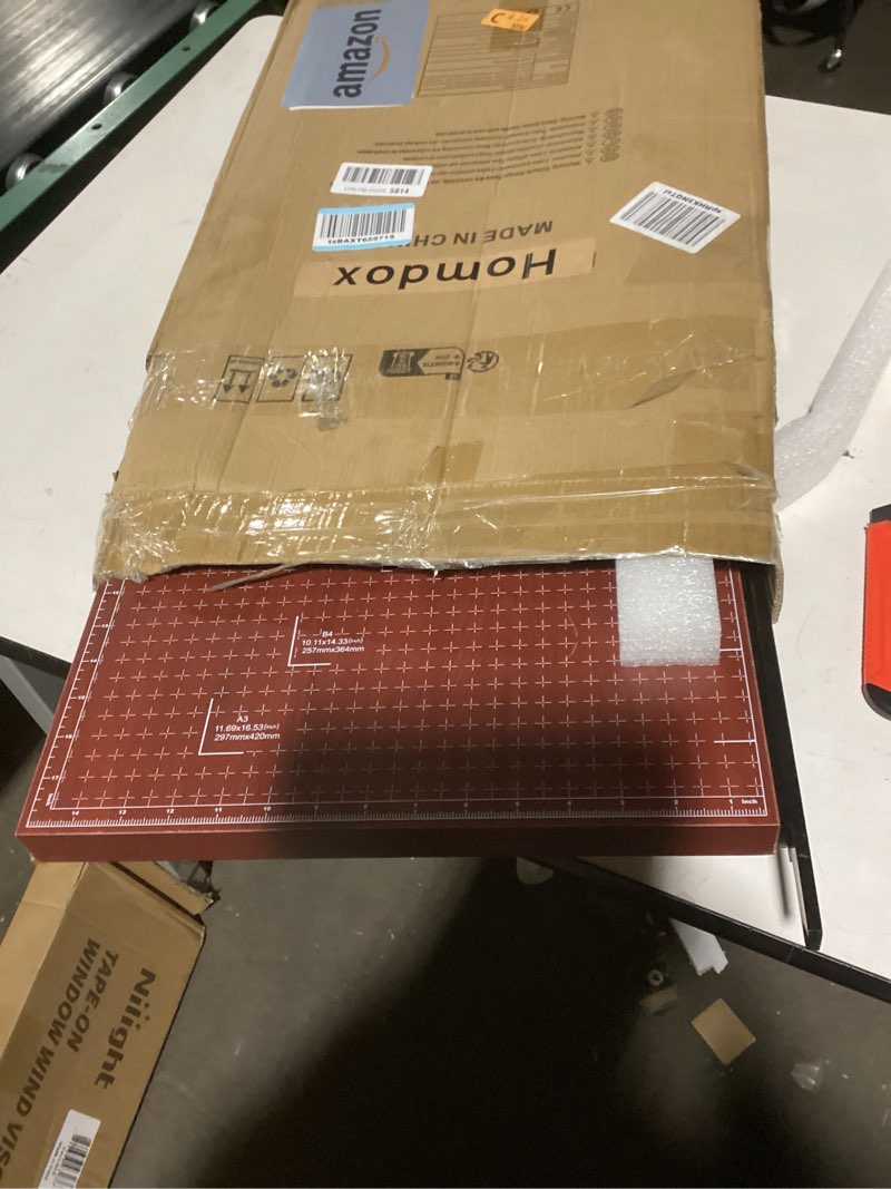 Condition photo showing Good Condition for Paper Cutter Heavy Duty 18" Cut Length Professional Large Paper Cutter 12-Sheet Capacity Guillotine Paper Cutter for Cardstock, Safety, Efficience, Wide Use for Office, School, Home (A2-A7) 18-inch Red