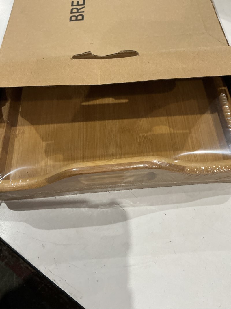 Condition photo showing New/Like New for bamboo bed breakfast folding tray-laptop desk great for dinner tea bar tv eating tray stable(beige)