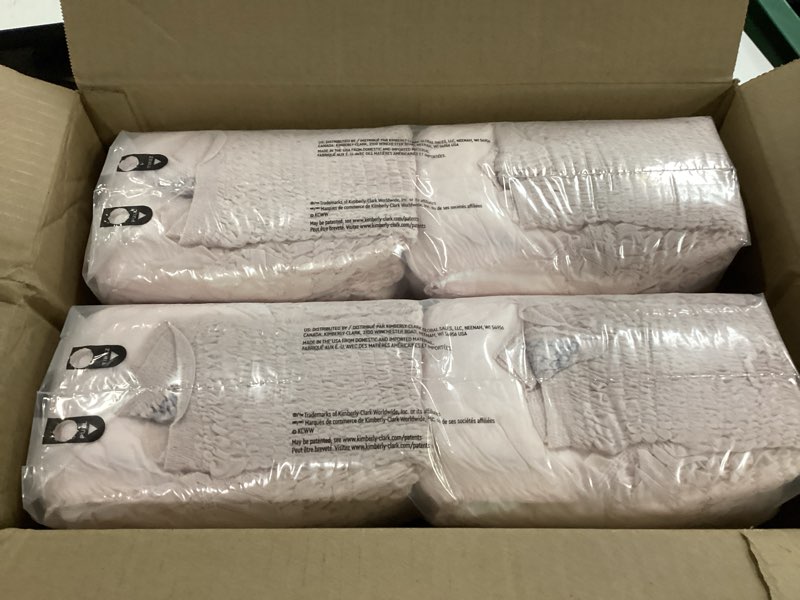 Condition photo showing New/Like New for Depend Night Defense Adult Diapers, Incontinence & Postpartum Bladder Leak Underwear for Women, Disposable, Overnight, Large, Blush, 72 Count, Packaging May Vary Large 72