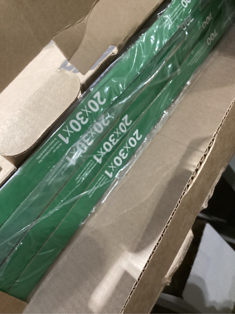 Condition photo showing Good Condition for filtrete 20x30x1 ac furnace air filter, merv 8, mpr 700, tough on pollen, easy on airflow, 3-month pleated 1-inch electrostatic air cleaning filter, 4-pack (actual size 19.880 x 29.880 x 0.8125 in)