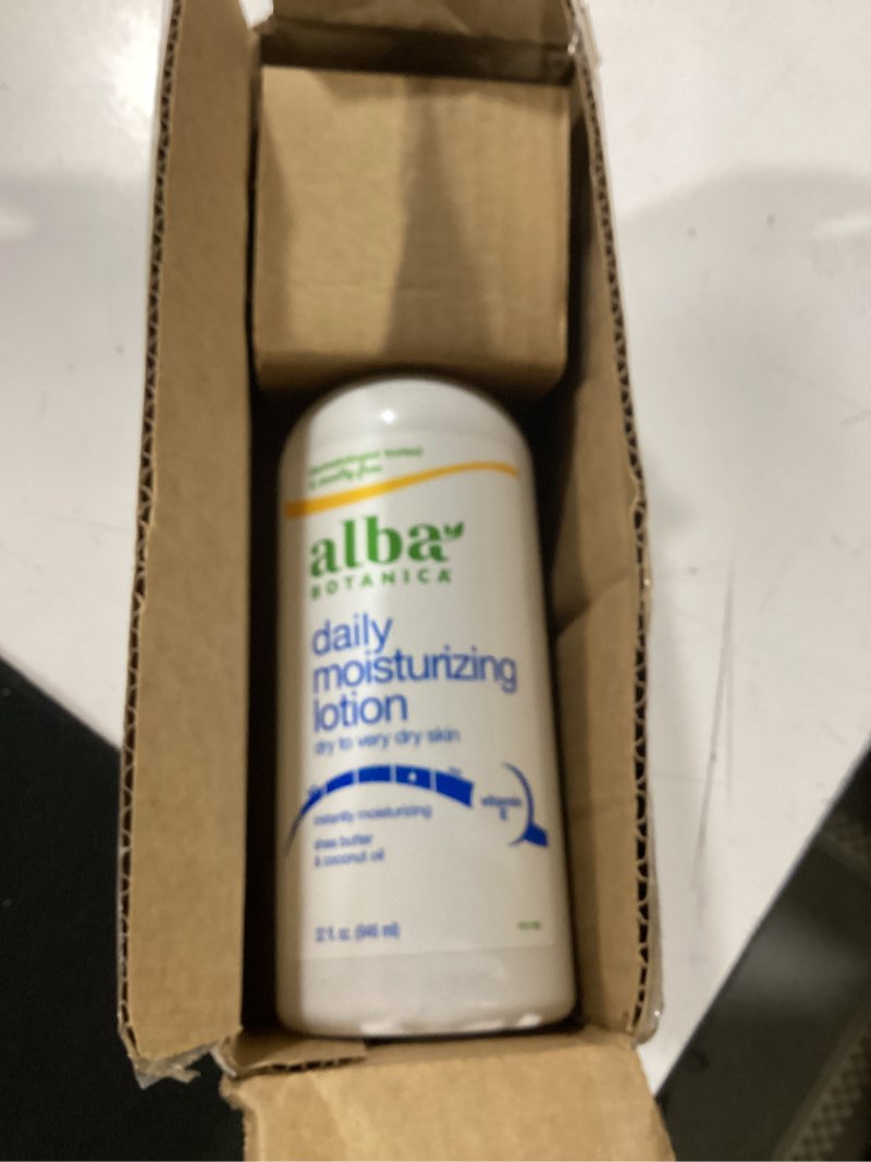 Condition photo showing Good Condition for alba botanica daily moisturizing lotion, dry to very dry skin, with shea butter and coconut oil, 32 oz (packaging may vary) coconut (dry to very dry skin) 32 ounce (pack of 1)