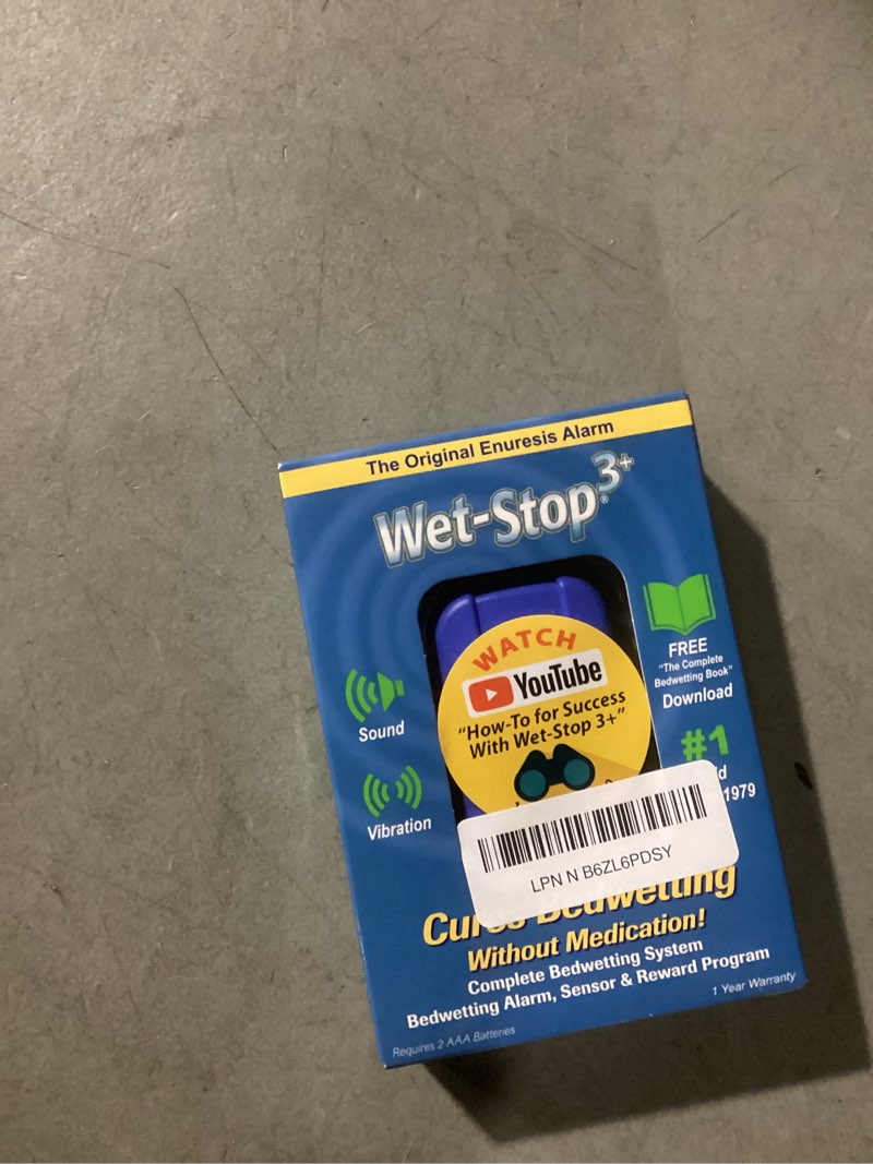 Condition photo showing Good Condition for wet-stop 3 blue bedwetting enuresis alarm with loud sound and strong vibration for boys or girls, proven solution for bedwetters