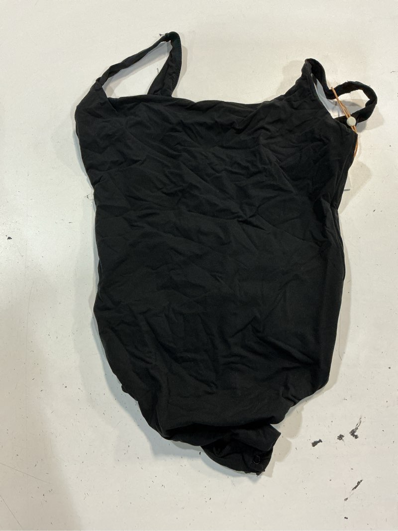 Condition photo showing Good Condition for second skin square neck tank bodysuit, s, black