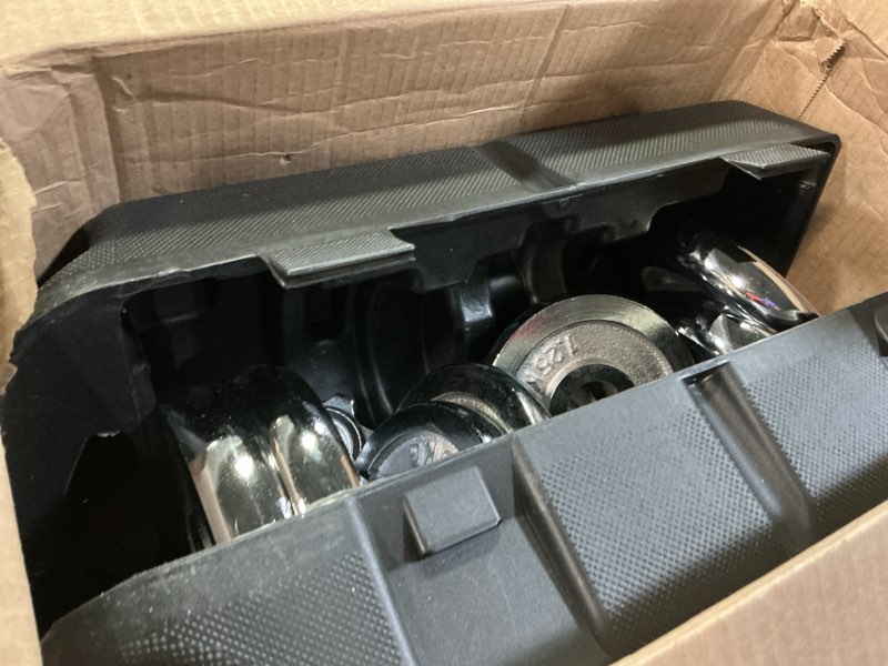 Condition photo showing Good Condition for FITSY® 2.5kg x 4 Standard Weight Plates for Home Gym | 1 Inch Chrome Iron Weight Lifting Plates 10kg | Exercise Dumbbell Plates for Barbell Rods ( similar 