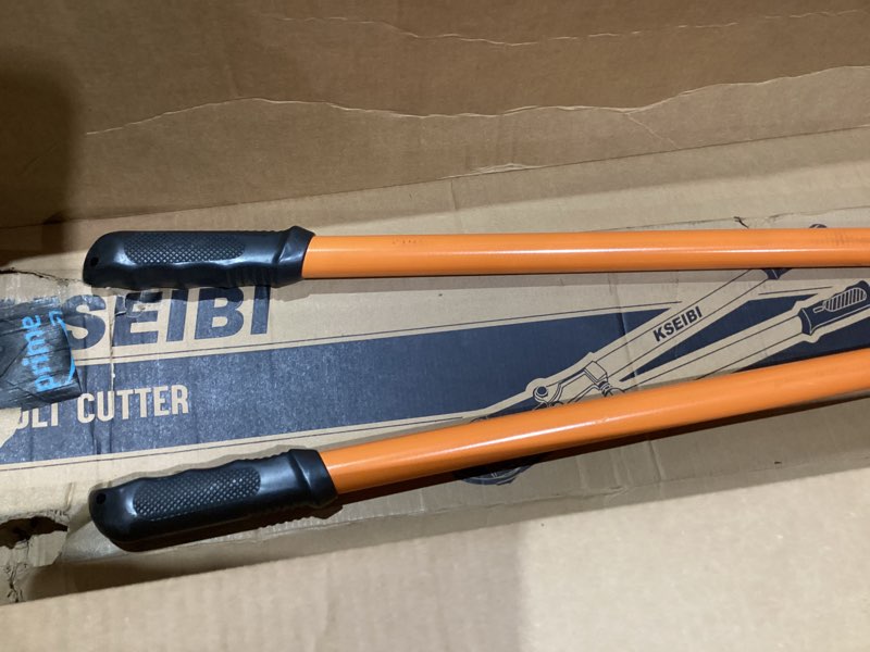 Condition photo showing As Is for KSEIBI 141595 Bolt Lock Cutter Hand Jaws Blades Chain Wire Fence Cable Rebar Wire (36 Inch-900MM)
