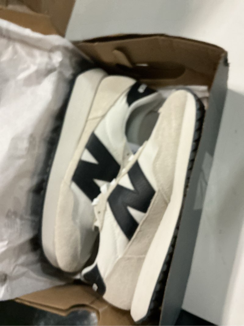 Condition photo showing Good Condition for new balance women's 237 v1 sneaker white grey 9