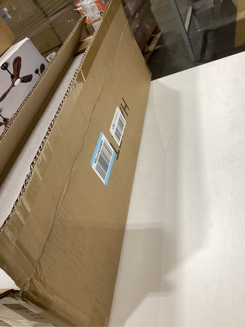 Condition photo showing Good Condition for LED Bathroom Vanity Light: 24in Matte Black Acrylic Modern Lighting Fixtures - 3-Light Contemporary Smoke Design Wall Lights Fixture Over Mirror 3000K Black 3 Light