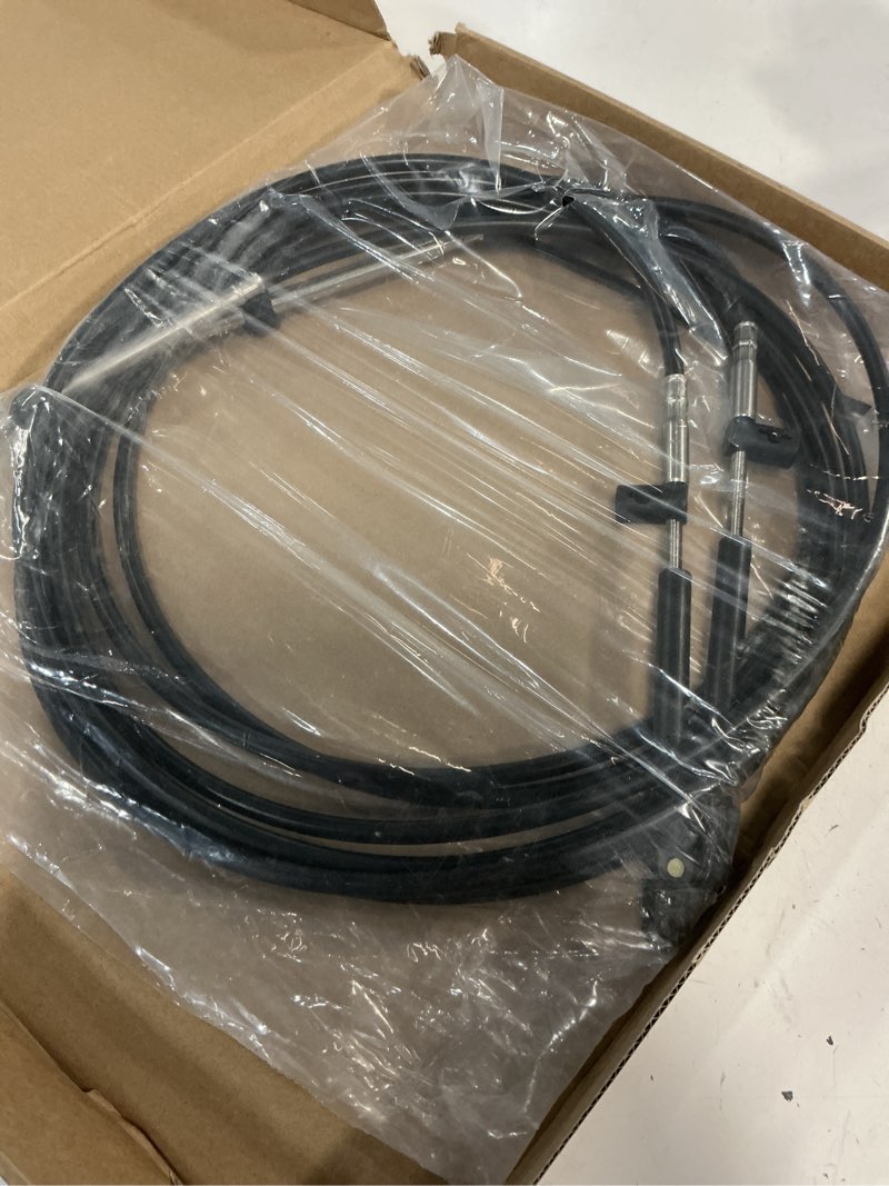 Condition photo showing Good Condition for 2pcs boat throttle and shift cables compatible with mercury mercruiser marine force outboard engine 600a/4000 series controller(gen 1/cc179xx, gen2/cc189xx) 15ft gen 2