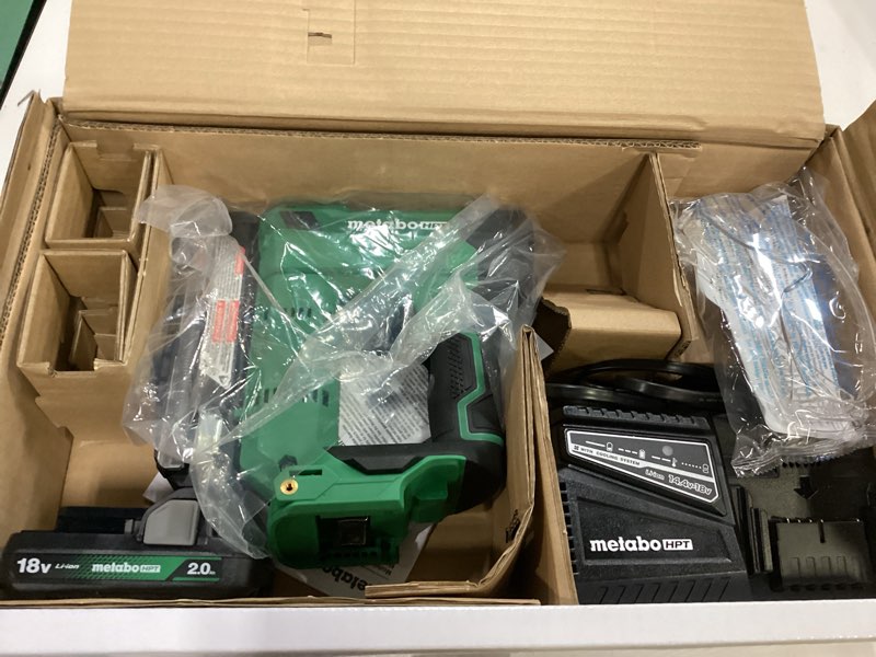 Condition photo showing Good Condition for metabo hpt multivolt 1-3/8-in 23-gauge cordless pin nailer (battery & charger included)