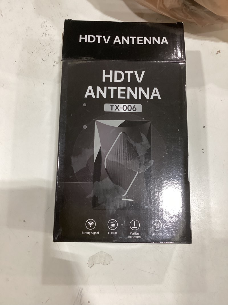 Condition photo showing New/Like New for 2026 TV Antenna for Digital TV Indoor, Long Range Smart Antenna for Local Channels, Support 4k 1080p with Amplifier Signal Booster for HDTV