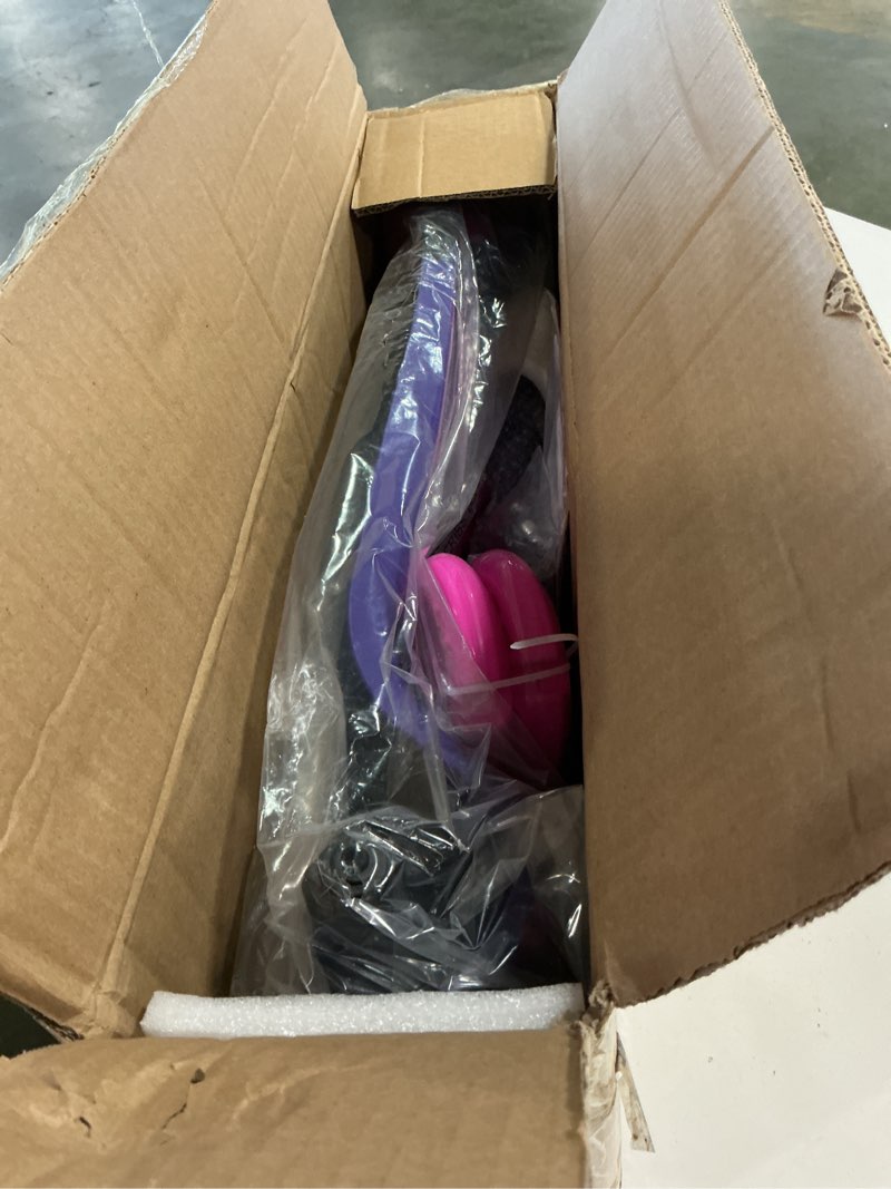 Condition photo showing New/Like New for Gotrax KS1 Kids Kick Scooter, LED Lighted Wheels and 3 Adjustable Height Handlebars, Lean-to-Steer & Widen Anti-Slip Deck, 3 Wheel Scooter for Boys & Girls Ages 2-8 and up to 110 Lbs DarkViolet