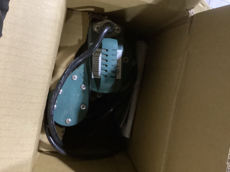 Condition photo showing As Is for zoeller 3/4-hp 115 -volt 80-gallon cast iron submersible sump pump