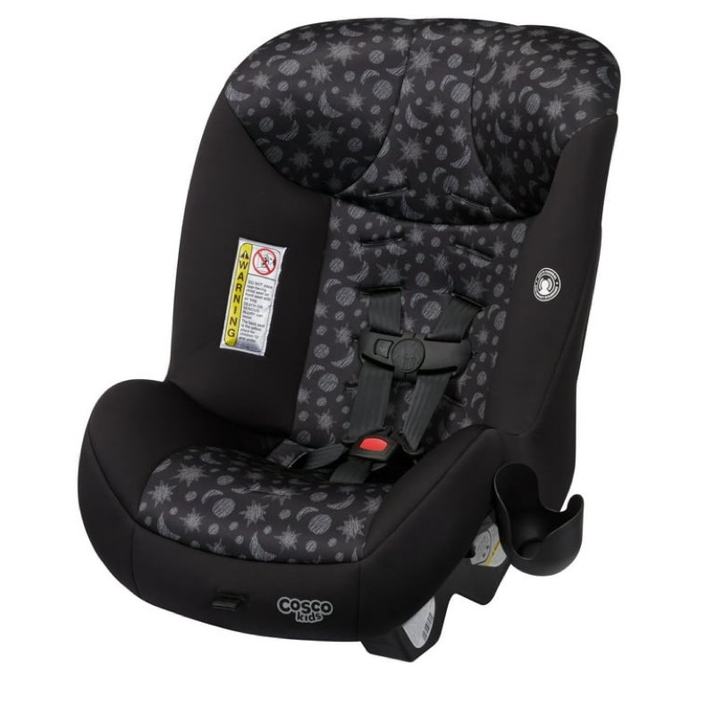 cosco kids scenera extend infant & toddler convertible car seat, moonlit night, black
