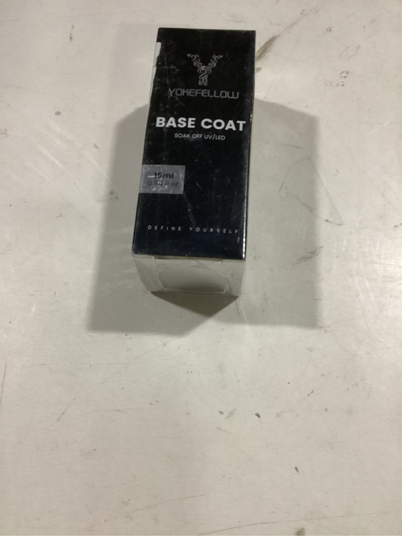 Condition photo showing New/Like New for YOKE FELLOW Base Coat Nail Polish - 16ML No Wipe Base Coat for Soak Off LED Nail Lamp Nail Polish Gel Upgraded Long-Lasting DIY Home and Nail Salon