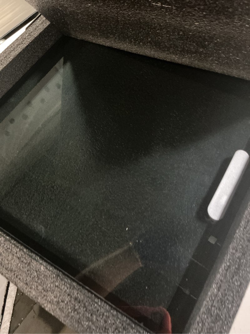 Condition photo showing New/Like New for Creality K1 Max Front Door Kit, Front Door kit_447×382×3_Glass_50% Transparent Black for K1 MAX 3D Printer Accessories