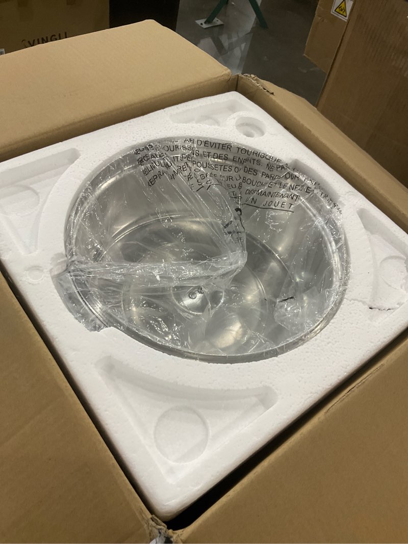 Condition photo showing As Is for West Bend 33600 Coffee Urn Commercial Highly-Polished Aluminum NSF Approved Features Automatic Temperature Control Large Capacity with Fast Brewing and Easy Clean Up, 100-Cup, Silver