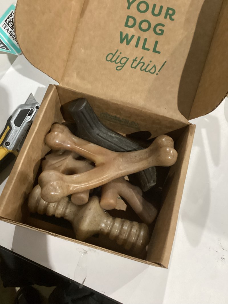 Condition photo showing Good Condition for Benebone Medium 4-Pack Dog Chew Toys for Aggressive Chewers, Made in USA, 60lbs and Under Medium 4 Pack