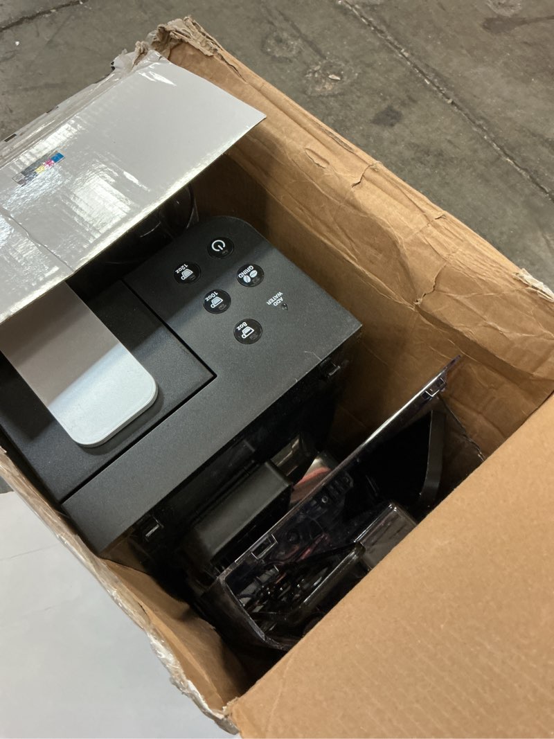 Condition photo showing As Is for Cuisinart Single-Serve Coffee Maker + Coffee Grinder with 8 oz., 10 oz., and 12 oz. Serving Size, Compatible with Single-Cup Pods, 48-Ounce Removable Reservoir, Stainless Steel, DGB-2 Black