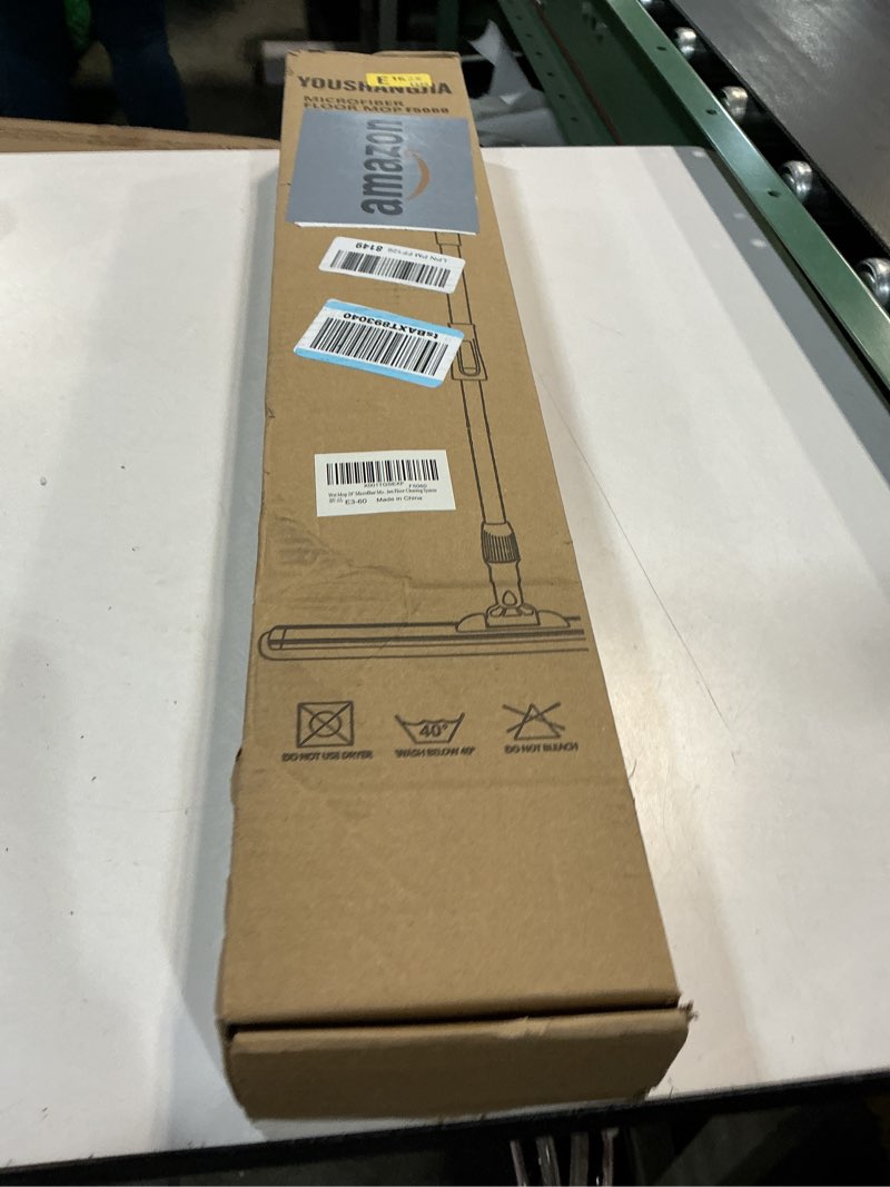 Condition photo showing New/Like New for Microfiber Wet Mops 24 in Heavy Duty Flat Floor Mop Adjustable Handle with 4 Washable Mop Clothes 24 IN MOP