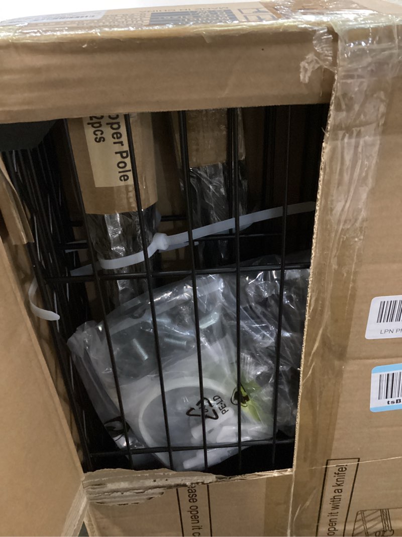 Condition photo showing Good Condition for FUTASSI P3 Rolling Clothes Rack, Clothing Racks for Hanging Clothes, Heavy Duty Garment Rack with Wheels, Freestanding Portable Closet Organizer 39.4''W x 14''D x 78.5''H, Max Load 464 LBS, Black Black P3