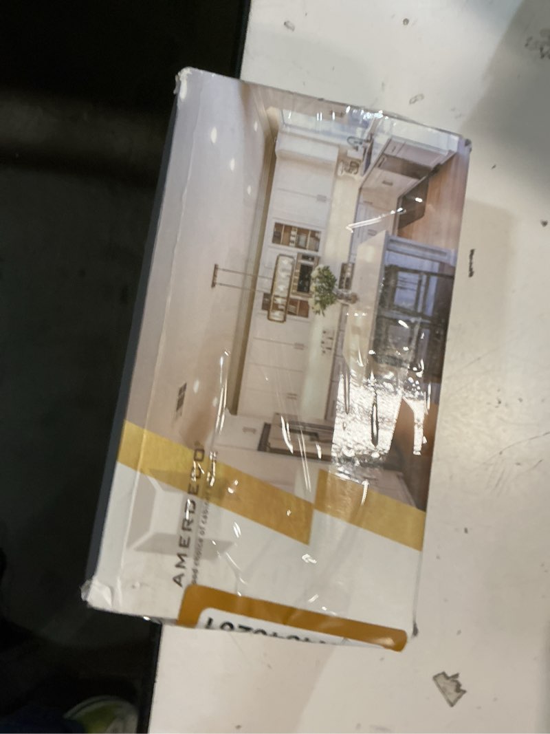 Condition photo showing New/Like New for amerdeco 10 pack polished chrome cabinet pulls 5 inch(128mm) hole centers kitchen cabinet handles hardware centers kitchen handles for cabinets cupboard handles drawer pulls 5"/128mm hole center 10 pack polished chrome