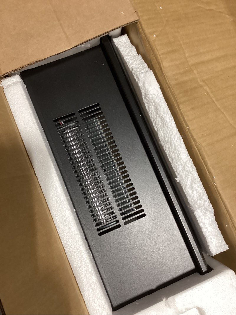 Condition photo showing As Is for 32" Electric Fireplace Inserts Heater - Recessed Fire Places Electric Fireplace Insert with Remote Control, 8H Timer, 6 Brightness Settings, 750 | 1500W, (32" W x 22" H) Black 32''