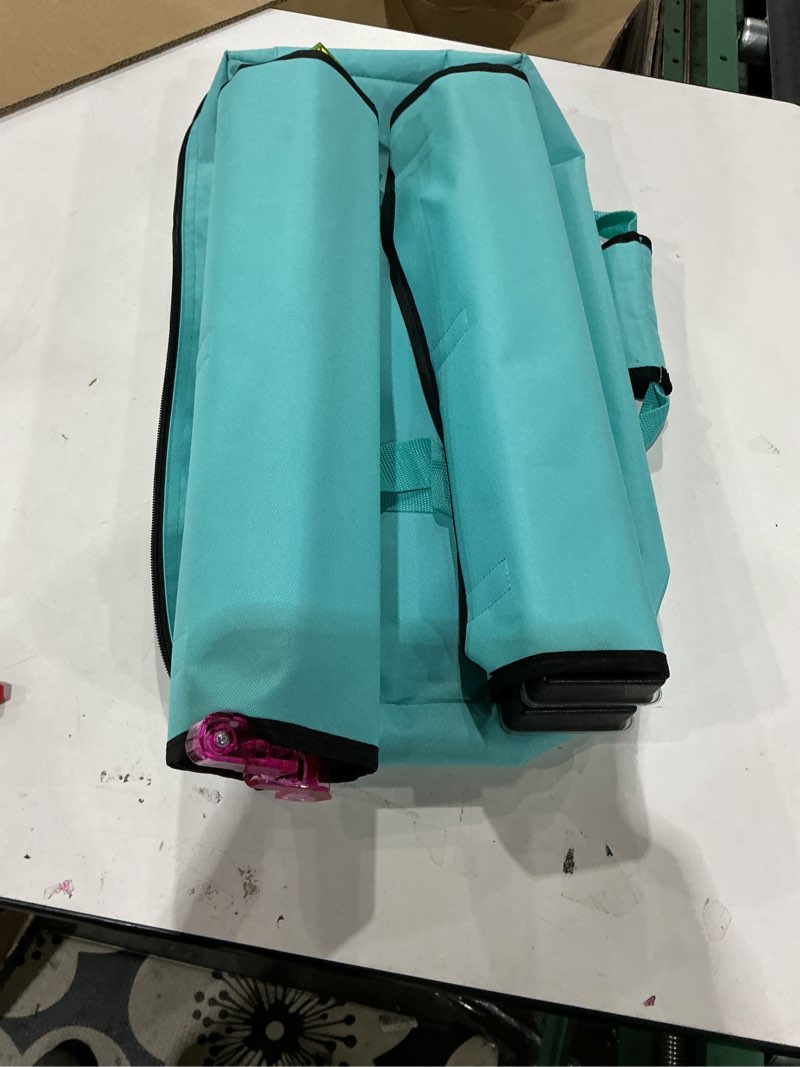 Condition photo showing New/Like New for American Mahjong Game Set, 166 Light Green Tiles, 4 All-in-One Color Rack/Pushers, Complete Mahjong Tile Set, Light Green Carrying Bag