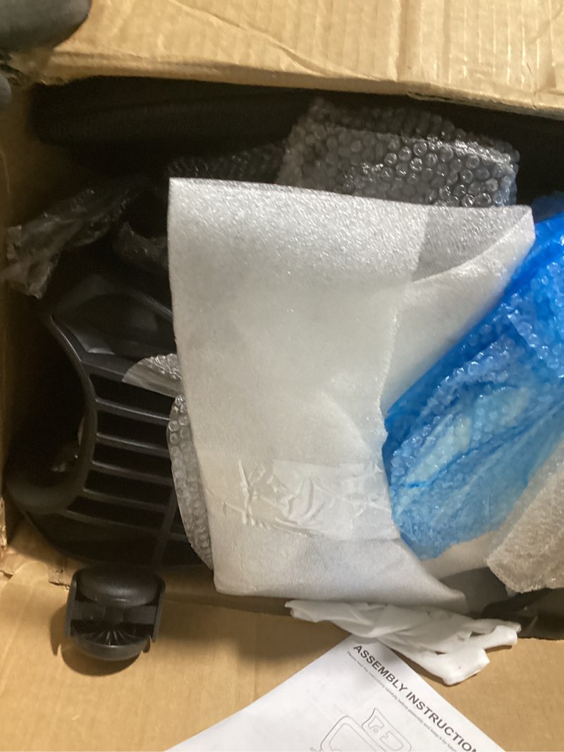 Condition photo showing Good Condition for similar to gabrylly ergonomic office chair, big and tall mesh chair with lumbar support, 3d armrest - 215° rotation, adjustable headrest & soft seat, durable desk chair 350lbs for work gaming computer,grey grey 215° rotating 3d armrest